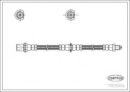 CORTECO 19030468 Гальмівний шланг