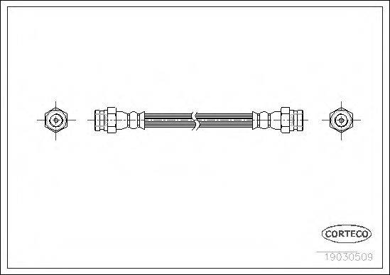 CORTECO 19030509 Гальмівний шланг