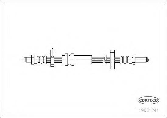 CORTECO 19031241 Гальмівний шланг