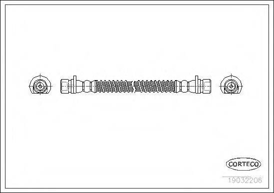 CORTECO 19032206 Гальмівний шланг