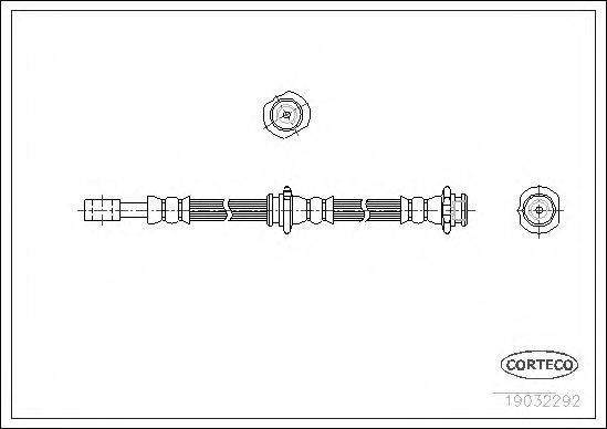 CORTECO 19032292 Гальмівний шланг