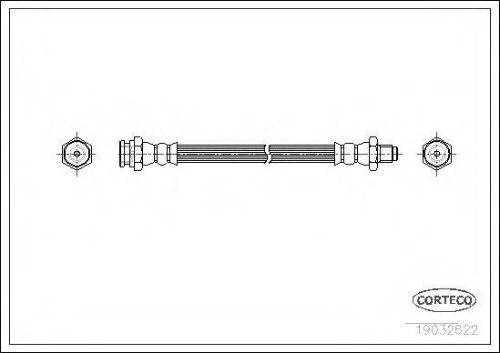 CORTECO 19032622 Гальмівний шланг