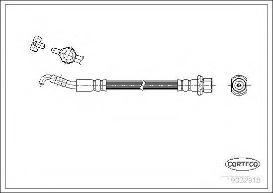 CORTECO 19032918 Гальмівний шланг