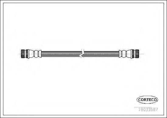 CORTECO 19033587 Гальмівний шланг