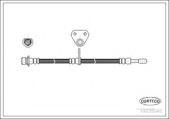 CORTECO 19035040 Гальмівний шланг