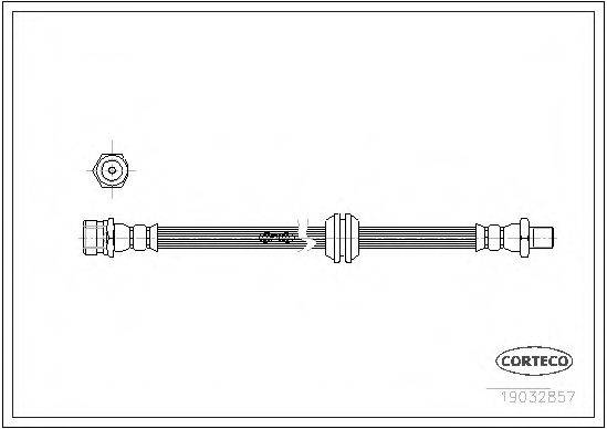 CORTECO 19032857 Гальмівний шланг