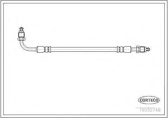 CORTECO 19032748 Гальмівний шланг
