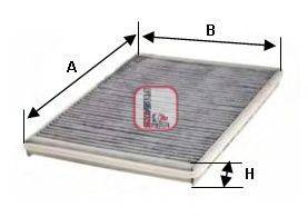 SOFIMA S4145CA Фільтр, повітря у внутрішньому просторі