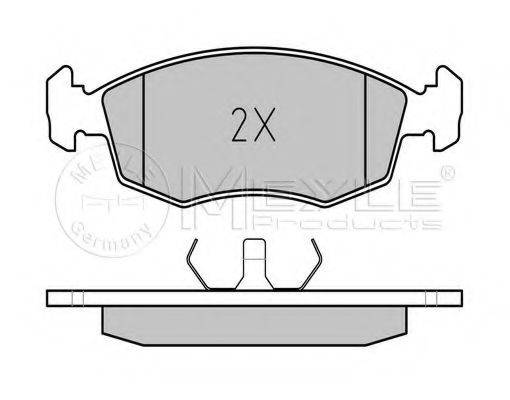 MEYLE 0252090818 Комплект гальмівних колодок, дискове гальмо