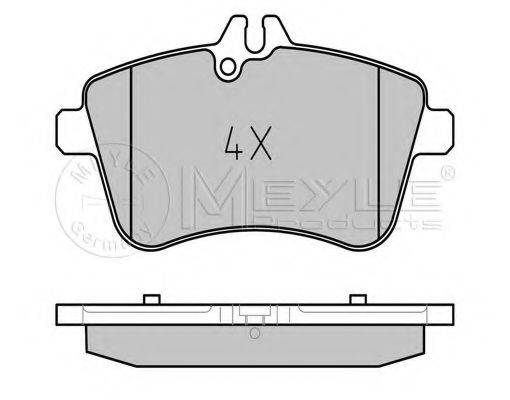 MEYLE 0252388120 Комплект гальмівних колодок, дискове гальмо