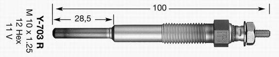 NGK 3782 Свічка розжарювання