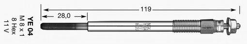 NGK 1101 Свічка розжарювання