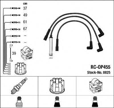 NGK 0825 Комплект дротів запалювання