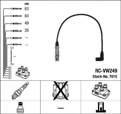 NGK 7015 Комплект дротів запалювання