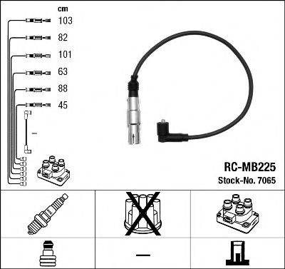 NGK 7065 Комплект дротів запалювання