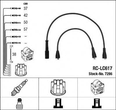 NGK 7286 Комплект дротів запалювання