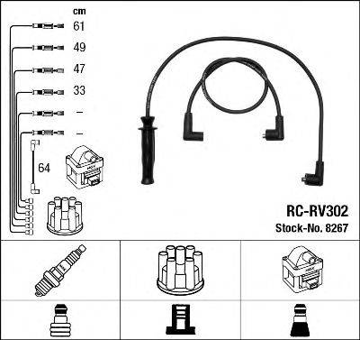 NGK 8267 Комплект дротів запалювання