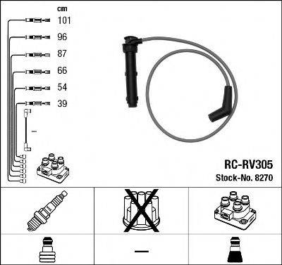 NGK 8270 Комплект дротів запалювання