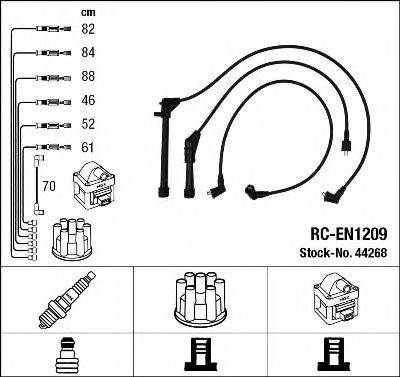 NGK 44268 Комплект дротів запалювання