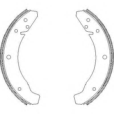 ROADHOUSE 468300 Комплект гальмівних колодок