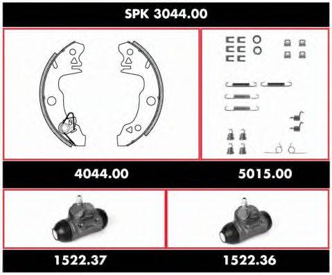 ROADHOUSE SPK304400 Комплект гальм, барабанний гальмівний механізм