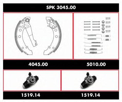 ROADHOUSE SPK304500 Комплект гальм, барабанний гальмівний механізм