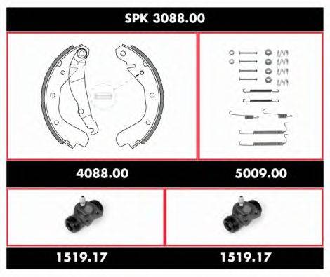 ROADHOUSE SPK308800 Комплект гальм, барабанний гальмівний механізм