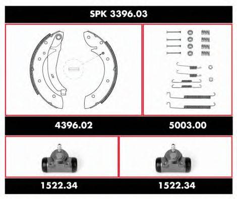 ROADHOUSE SPK339603 Комплект гальм, барабанний гальмівний механізм