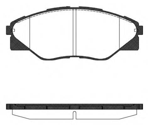 ROADHOUSE 2146600 Комплект гальмівних колодок, дискове гальмо