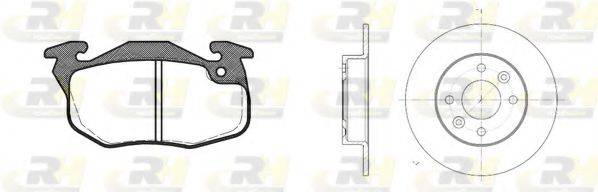 ROADHOUSE 819204 Комплект гальм, дисковий гальмівний механізм