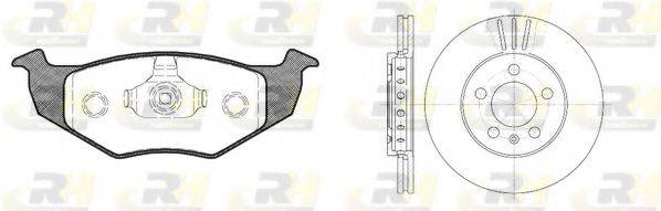 ROADHOUSE 860906 Комплект гальм, дисковий гальмівний механізм