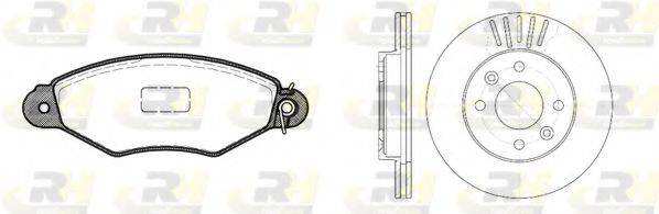 ROADHOUSE 864301 Комплект гальм, дисковий гальмівний механізм