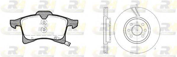 ROADHOUSE 8103601 Комплект гальм, дисковий гальмівний механізм