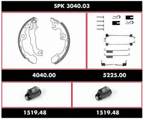 REMSA SPK304003 Комплект гальм, барабанний гальмівний механізм