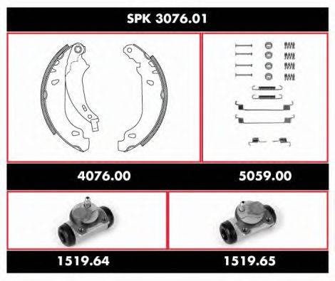 REMSA SPK307601 Комплект гальм, барабанний гальмівний механізм