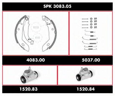 REMSA SPK308305 Комплект гальм, барабанний гальмівний механізм