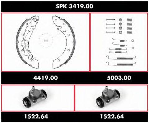 REMSA SPK341900 Комплект гальм, барабанний гальмівний механізм