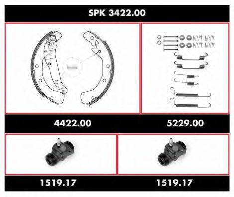 REMSA SPK342200 Комплект гальм, барабанний гальмівний механізм