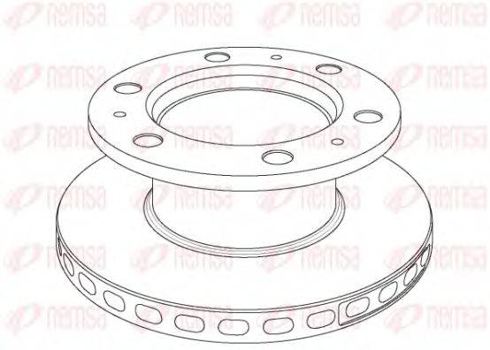 REMSA NCA101820 гальмівний диск