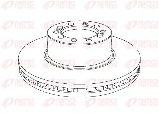 REMSA NCA117820 гальмівний диск