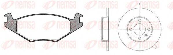 REMSA 817102 Комплект гальм, дисковий гальмівний механізм