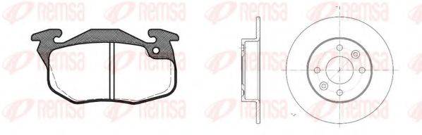 REMSA 819204 Комплект гальм, дисковий гальмівний механізм