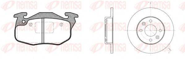 REMSA 819208 Комплект гальм, дисковий гальмівний механізм