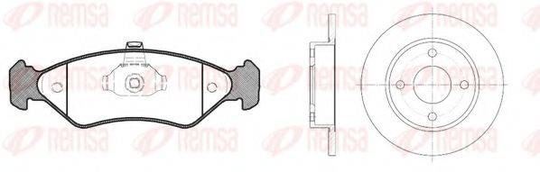 REMSA 828502 Комплект гальм, дисковий гальмівний механізм