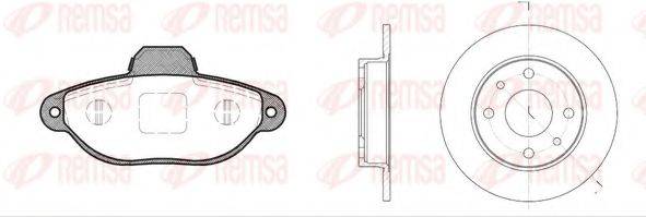 REMSA 841401 Комплект гальм, дисковий гальмівний механізм