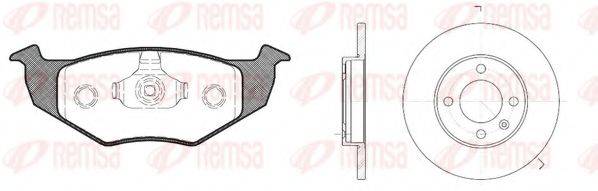 REMSA 860900 Комплект гальм, дисковий гальмівний механізм