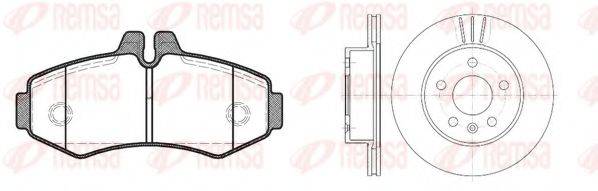 REMSA 870100 Комплект гальм, дисковий гальмівний механізм