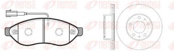 REMSA 8123701 Комплект гальм, дисковий гальмівний механізм