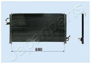 JAPANPARTS CND243007 Конденсатор, кондиціонер