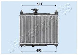 JAPANPARTS RDA153041 Радіатор, охолодження двигуна